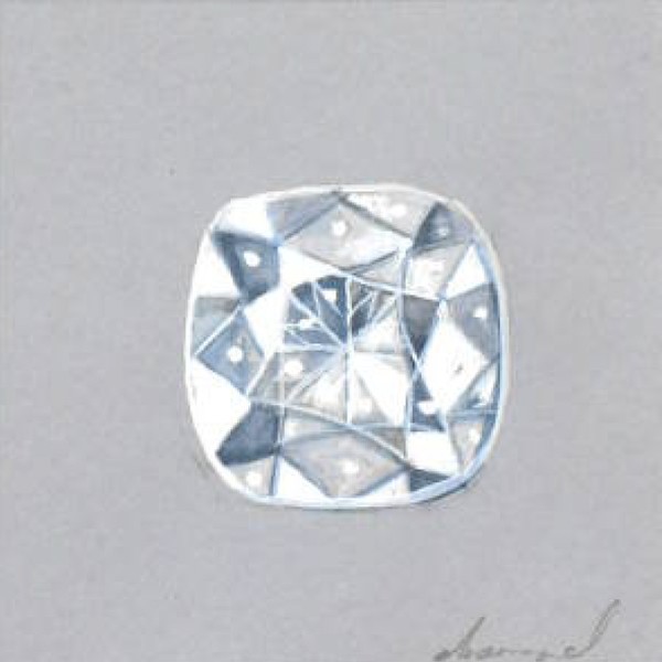 diamond illustration by Nelly Creative Studios