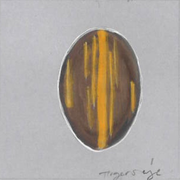 tiger's eye illustration by Nelly Creative Studios