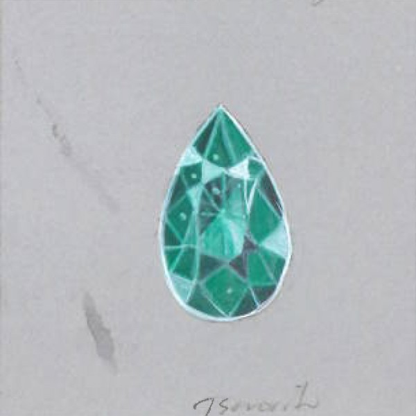 tsavorite garnet illustration by Nelly Creative Studios