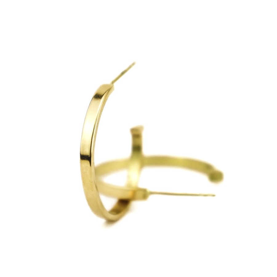 The Classic Gold Hoops